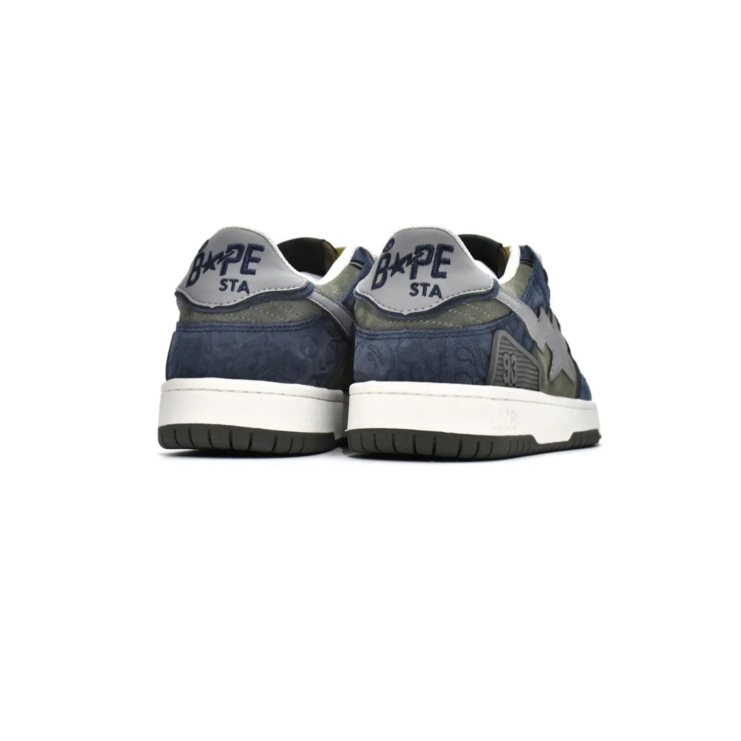 Bape Sneakers ' Blue Army'